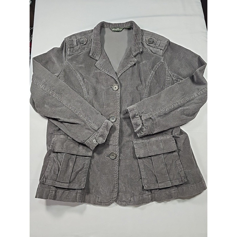 Eddie Bauer Corduroy Jacket Women's XL Barn Coat Heritage Utility‎